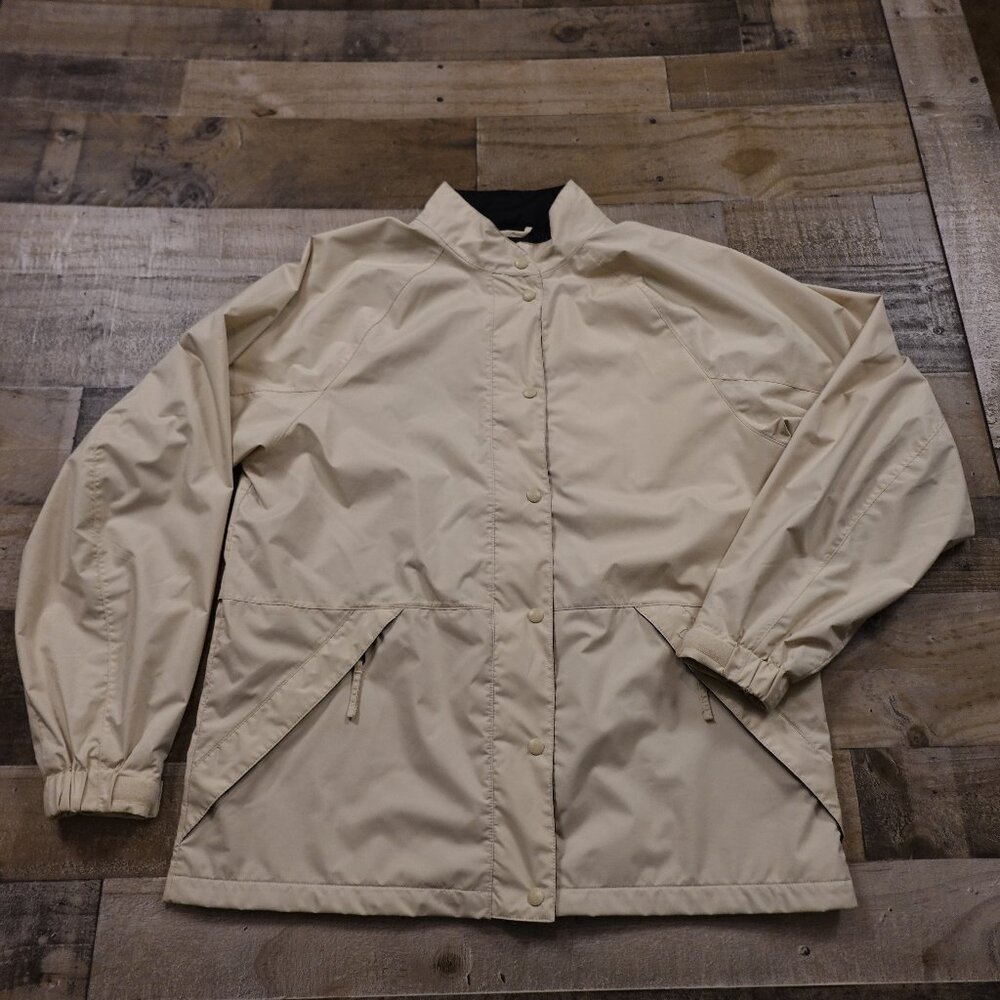 Footjoy Dryjoys windbreaker golf rain jacket women's medium‎ beige